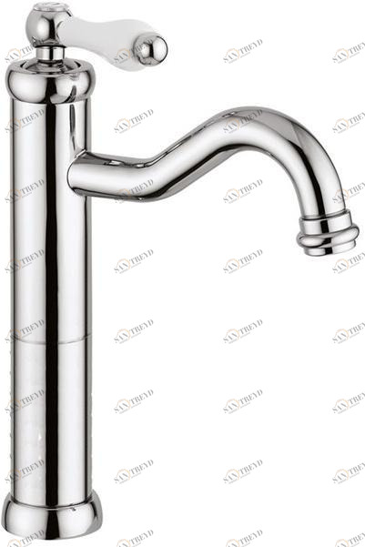 Rubinetteria Giulini Смеситель для раковины, однорычажный, на одно отверстие Hermitage - hermitage crystal F4437/sc