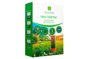 18505849 Семена газонной травы Райграс 100% 1 кг 0201021 ГазонCity