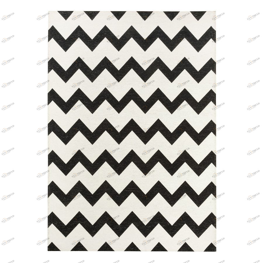 Ковер Scandi, 160х230 см, черно-белый Carpet Decor C1031
