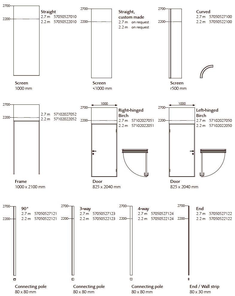 Glimakra of Sweden Звукоизоляционная сдвижная стена Limbus sun-id-1352954 - Вид №6