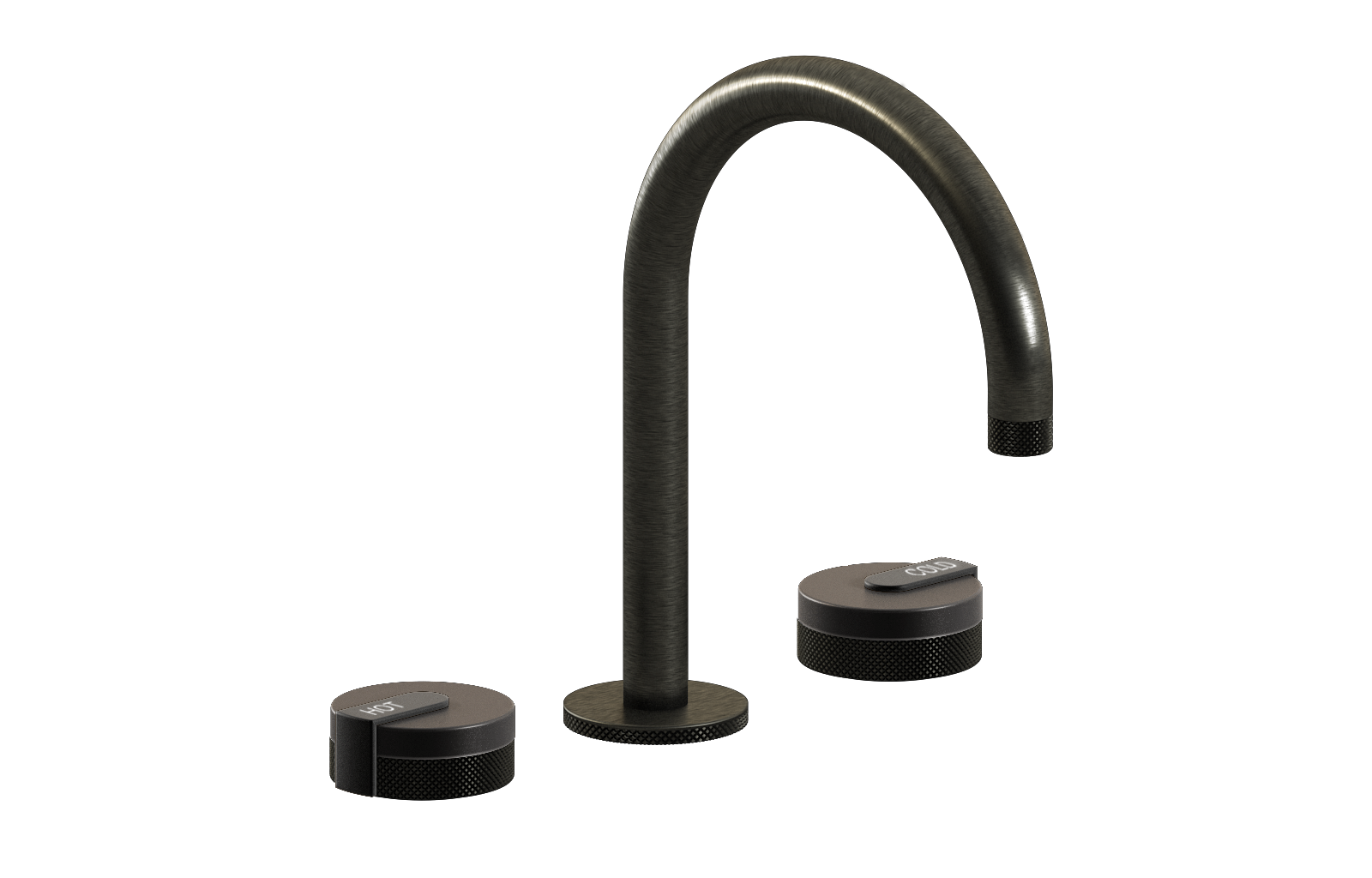 E-11512-R1GM-L1MBK-BOX Смеситель для умывальника на 3 отвертия GRAFF MOD+