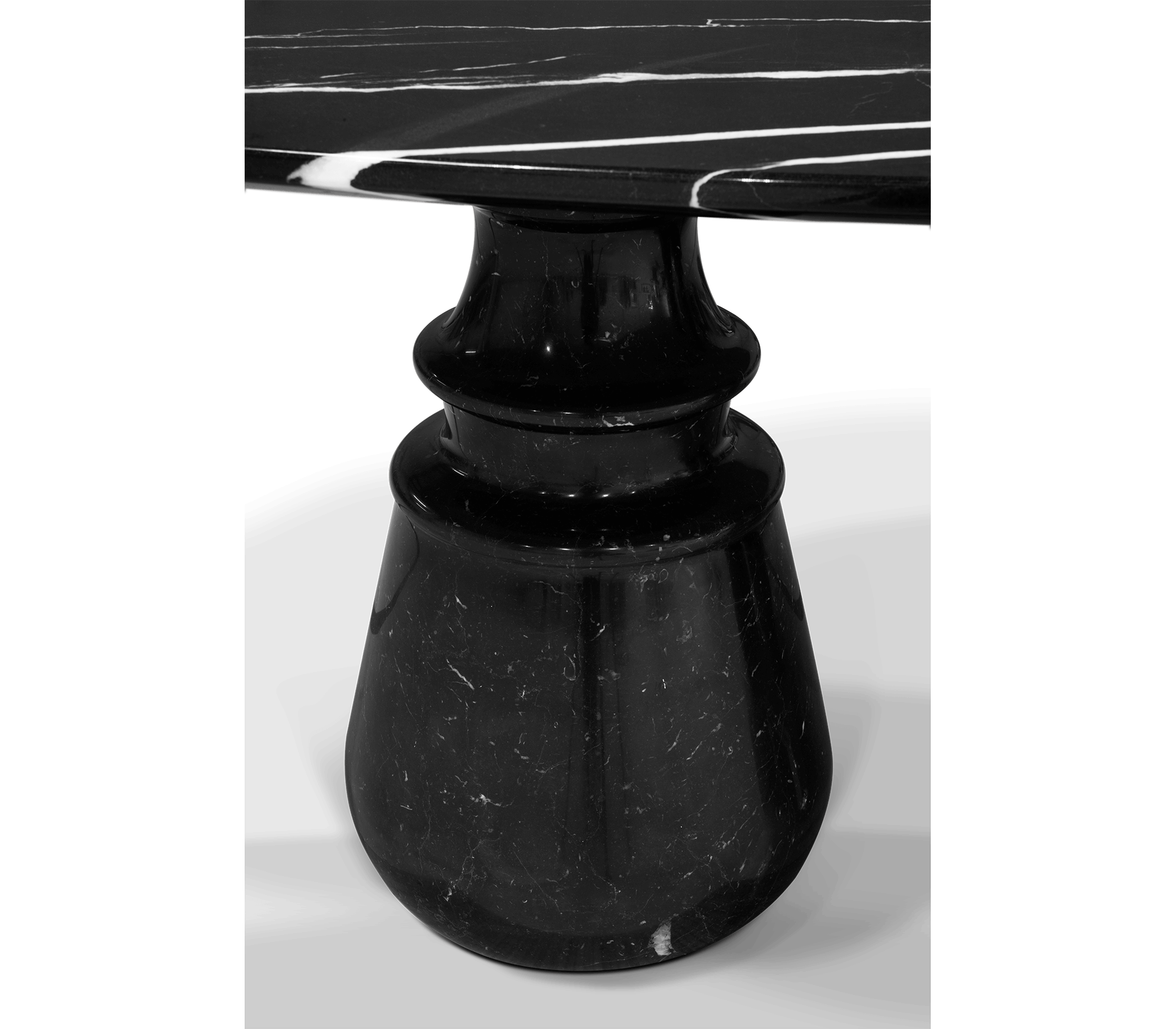 0-127 Обеденный стол Pietra oval xl nero marquina  Boca Do Lobo  - Вид №3