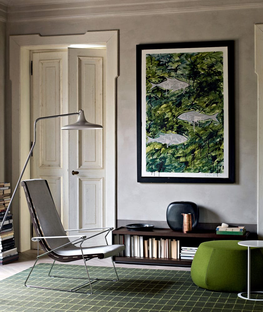 Кожаное кресло с подлокотниками B&B Italia J.J ARCH-00056487 - Вид №3