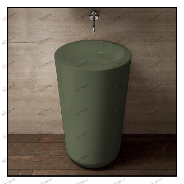 FLFREECAG Накладная раковина на столешницу  круглая Ceramica Cielo 
