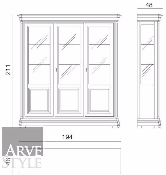 Arvestyle Витрина из массива дерева Amalfi sun-id-1389564 - Вид №4