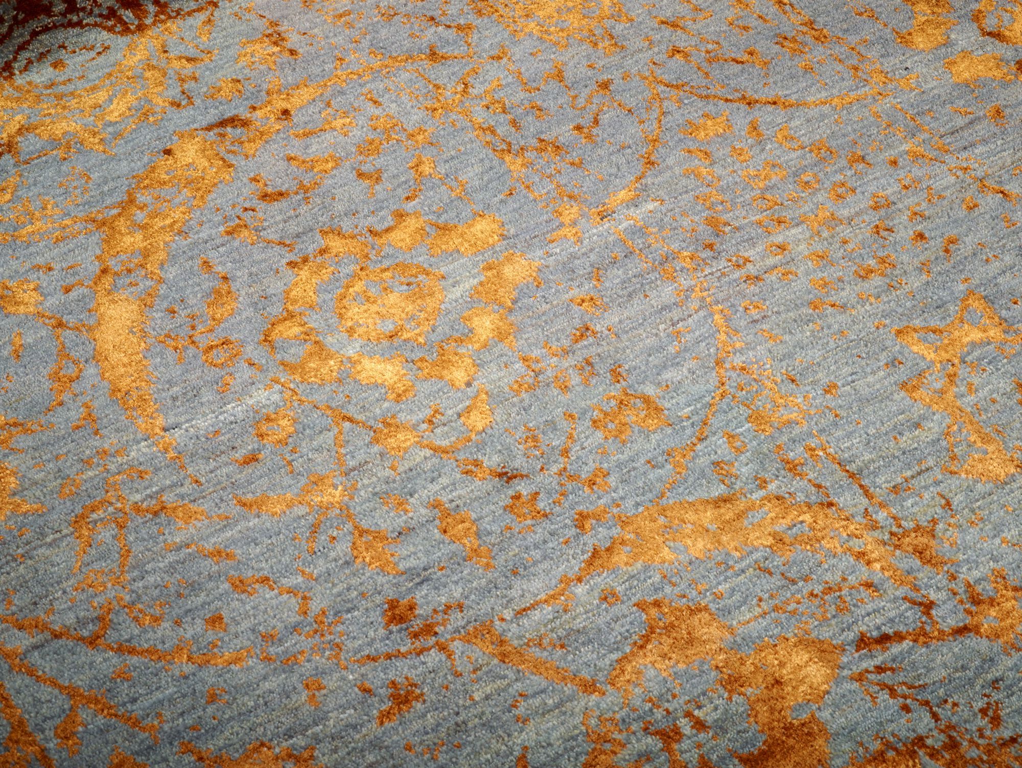 Прямоугольный ковер из шерсти и шелка Zollanvari Isfahan Classical Floral Cartouches-Designer ARCH-00144593 - Вид №3