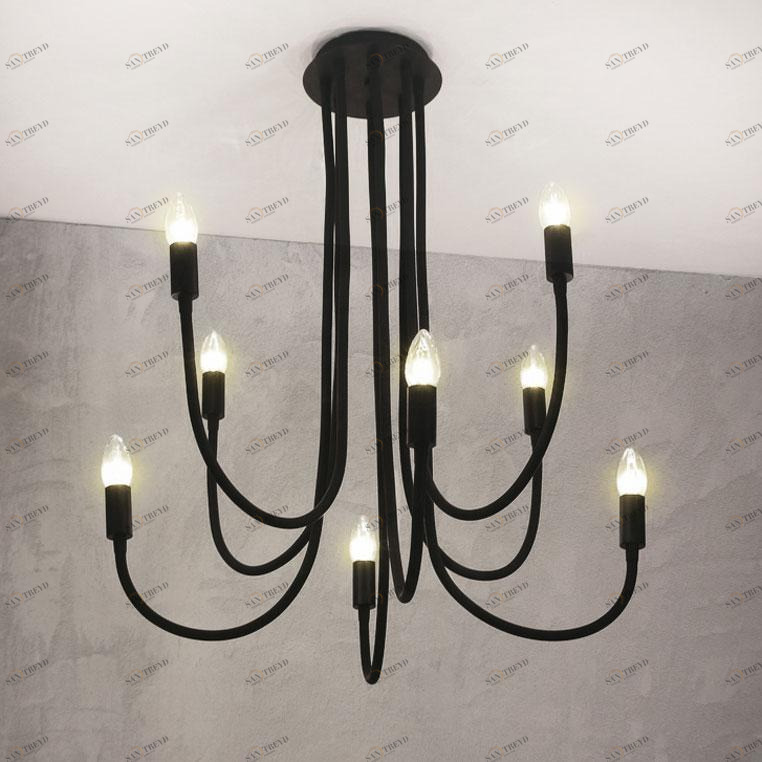 Подвесная люстра Loft IT Roots Loft1714-BL LOFT IT ДИЗАЙНЕРСКИЕ, ROOTS BLACK 118171 Черный 