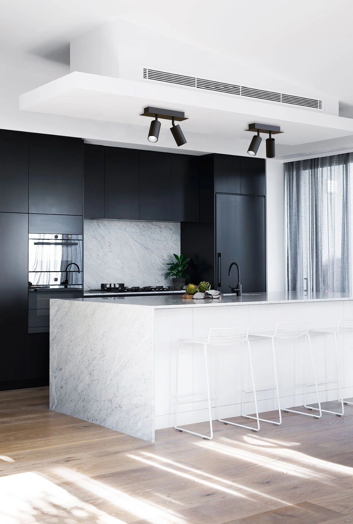 Несколько регулируемых потолочных прожекторов WayPoint форма ARCH-00027627 - Вид №2