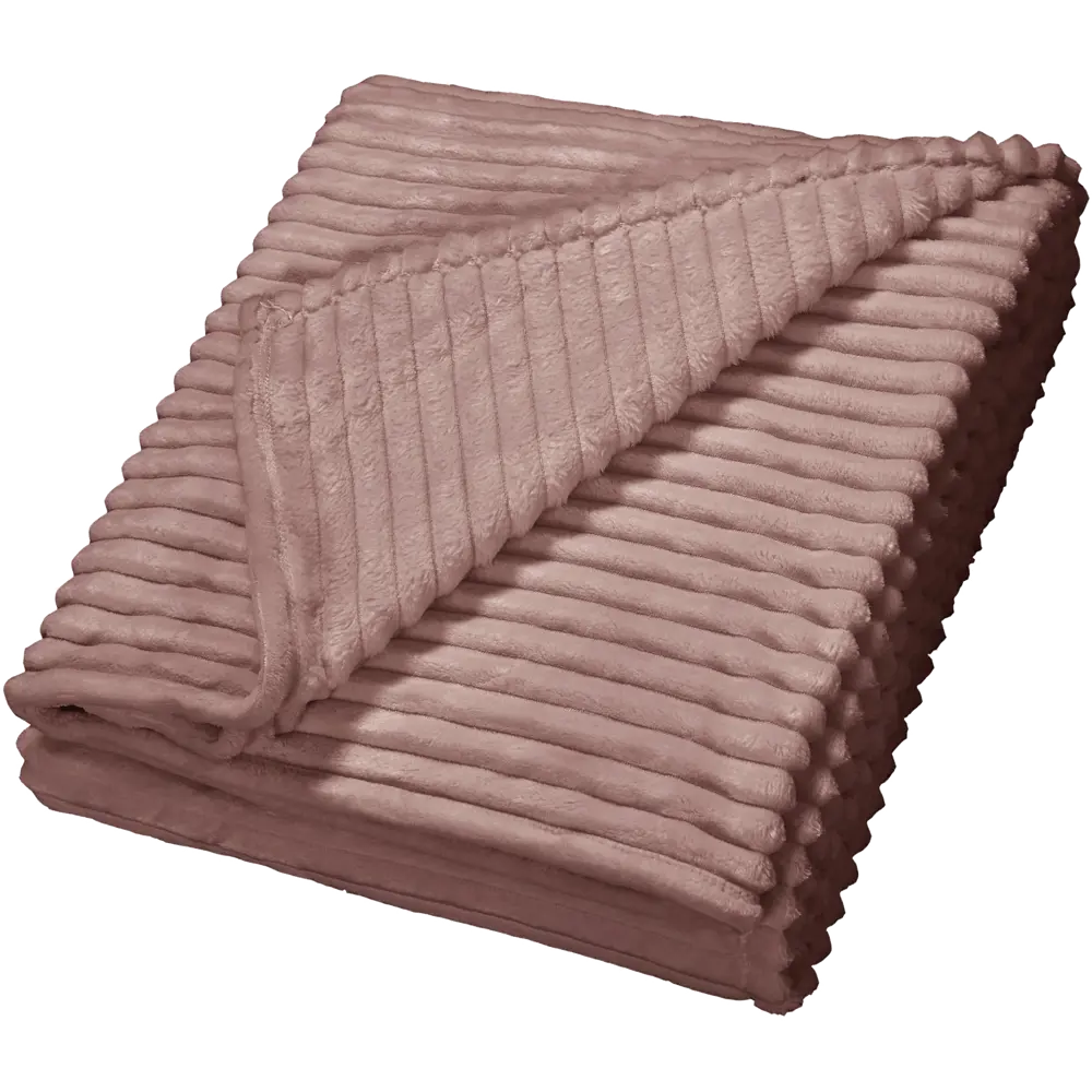 Плед Strips 150x200 см велсофт цвет сливовый 83706333 STLM-2006059 Santreyd