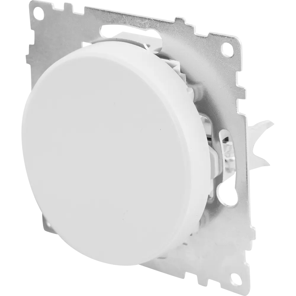 Выключатель встраиваемый Onekeyelectro 1 клавиша с самовозвратом цвет белый Florence STLM-2012786