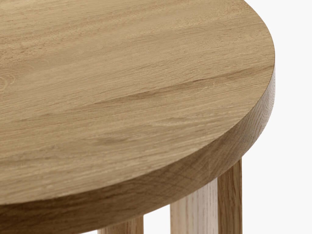 Деревянный низкий круглый журнальный столик Serax Мебель от Ann Demeulemeester ARCH-00011726 - Вид №5