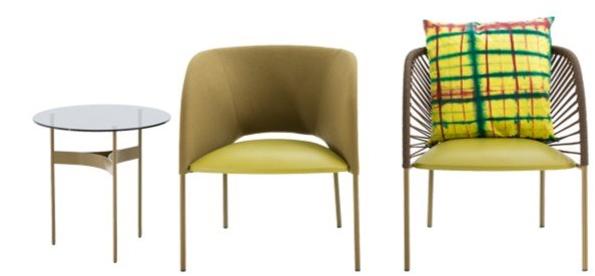 Moroso Кресло с подлокотниками и тканой спинкой Yumi sun-id-1475522 - Вид №3