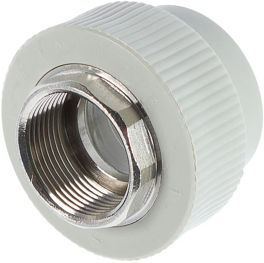 18604831 Муфта комбинированная FV-Plast 1 1/4"x40 мм ВР полипропилен 217040 STLM-0011628