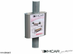 DIMCAR Самонесущая двухсторонняя металлическая доска объявлений Elite