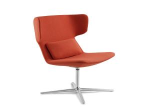 Тканевое вращающееся кресло