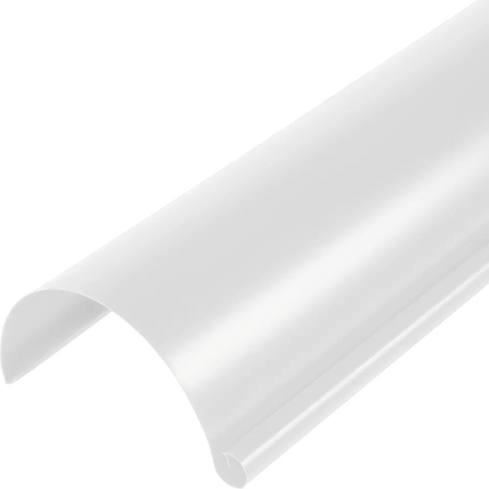 Желоб полукруглый 3000 D125 мм цвет белый ВЕГА STLM-2010090 - Вид №1