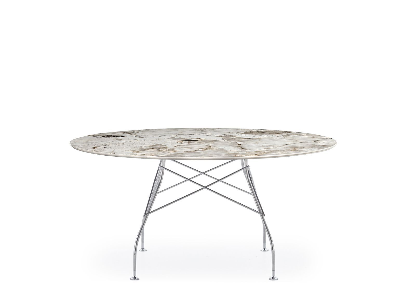 Круглый обеденный стол из керамогранита Kartell GLOSSY XXL ARCH-00076055 - Вид №17