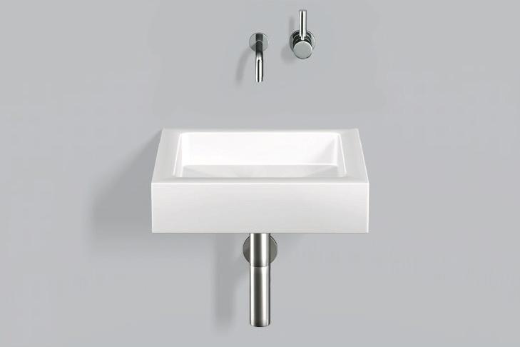 4275000400 Умывальник, wt.qs450, белая, для простого ухода Alape серия Q 