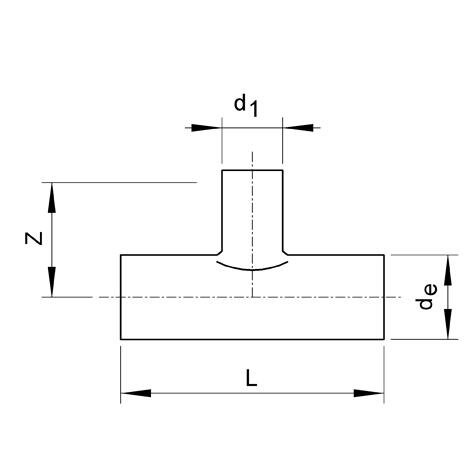SANIT 221447020300063 Седло-Т-образный 90 °, PE 100, SDR 11, уменьшается  - Вид №1