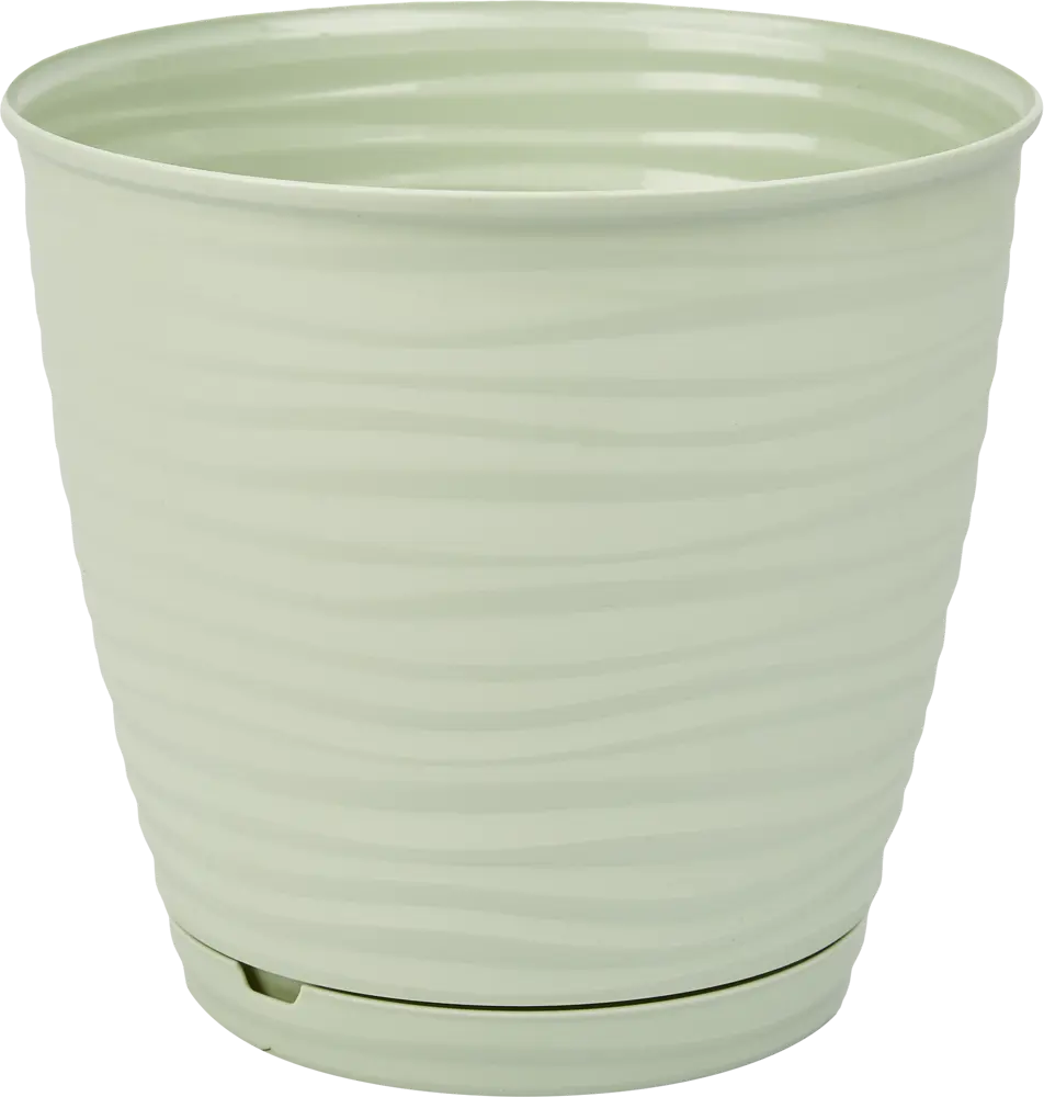 Цветочный горшок Idi Land Saffron с поддоном для комнатных растений 84533070