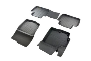 17428620 Коврики в салон 3D LUX резиновые, для Mitsubishi Outlander 2006- г.в. 3D.MIT.OUT.06G.02X26 SRTK