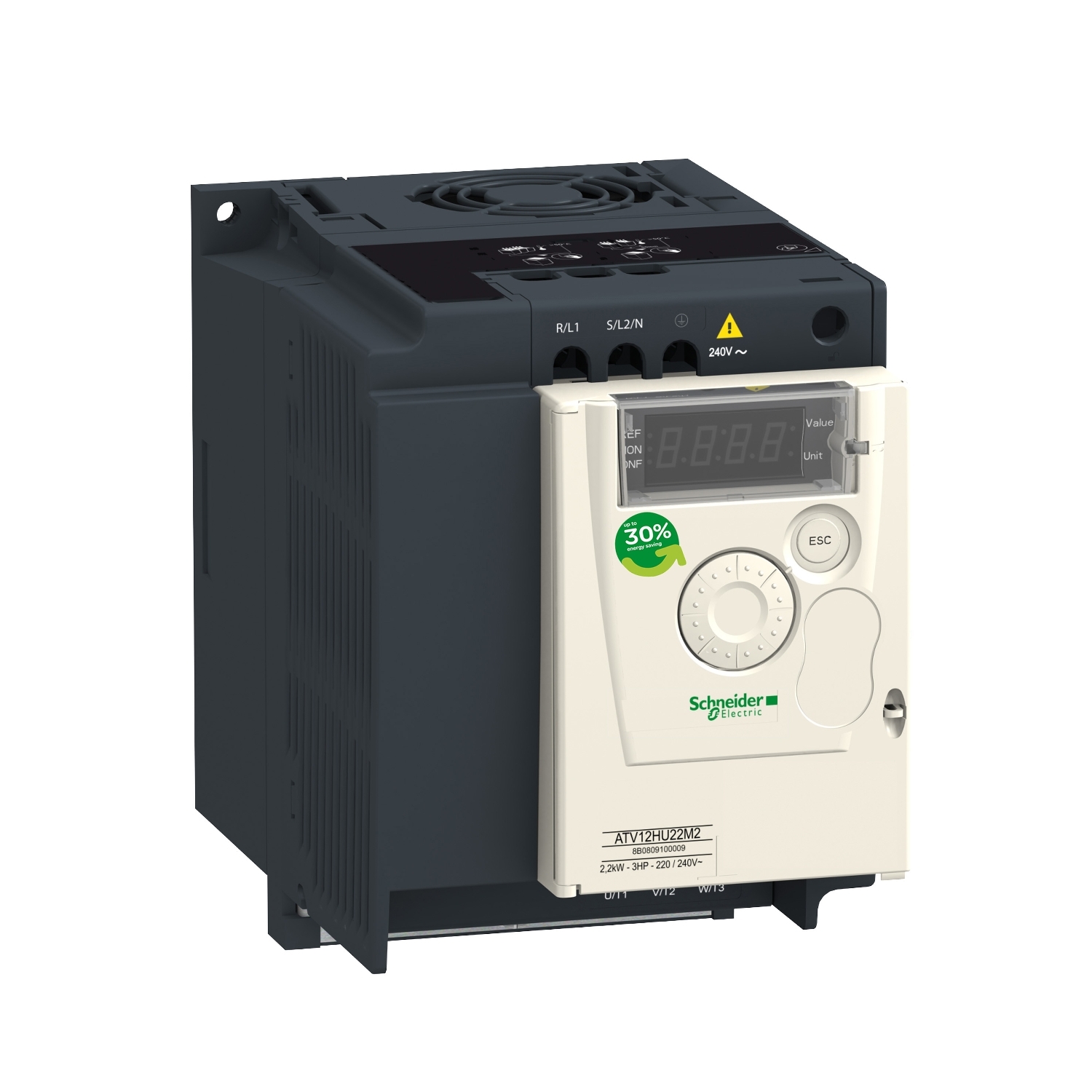 ATV12HU15M2 ПРЕОБР ЧАСТОТЫ ATV12 1.5КВТ 240В 1Ф Schneider Electric ПЧ 0 - 15 кВт Altivar 320/12/312/32 