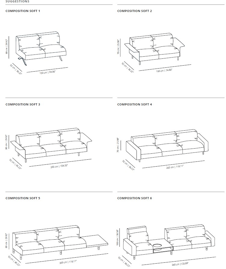 Viccarbe Модульный диван Sistema sun-id-1418471 - Вид №3