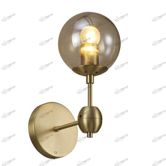 Бра настенное янтарное Newport 5801/A NEWPORT  00-3888785 Оранжевый 