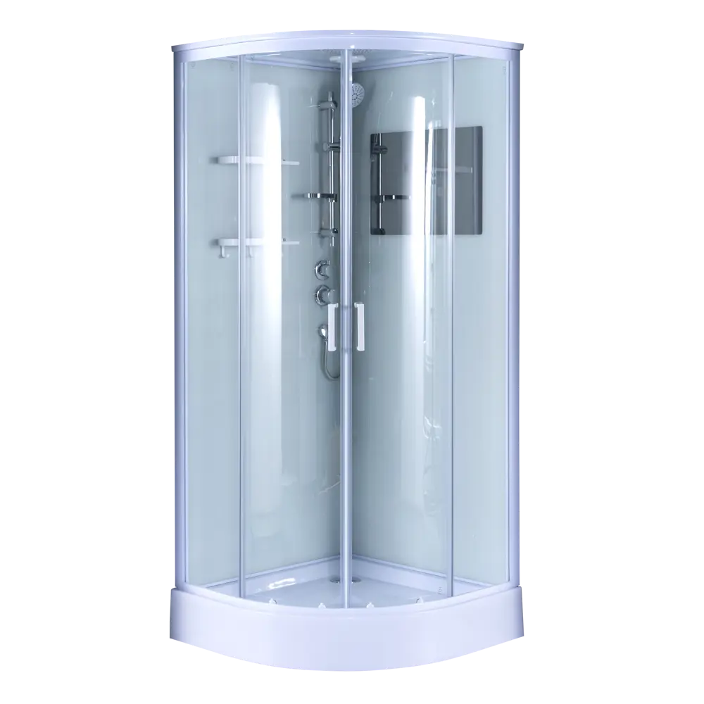 Душевая кабина Мари 1/4 низкий поддон 90x90 см Santreyd STLM-2009229 - Вид №22