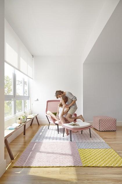 GAN Прямоугольный коврик ручной работы из ткани Silaï sun-id-1498932 - Вид №11