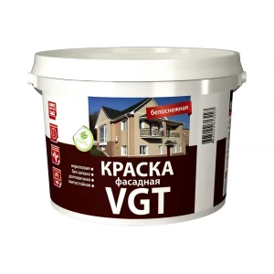 91326430 Краска фасадная Vgt 1600 белая база А 45 л STLM-1395085