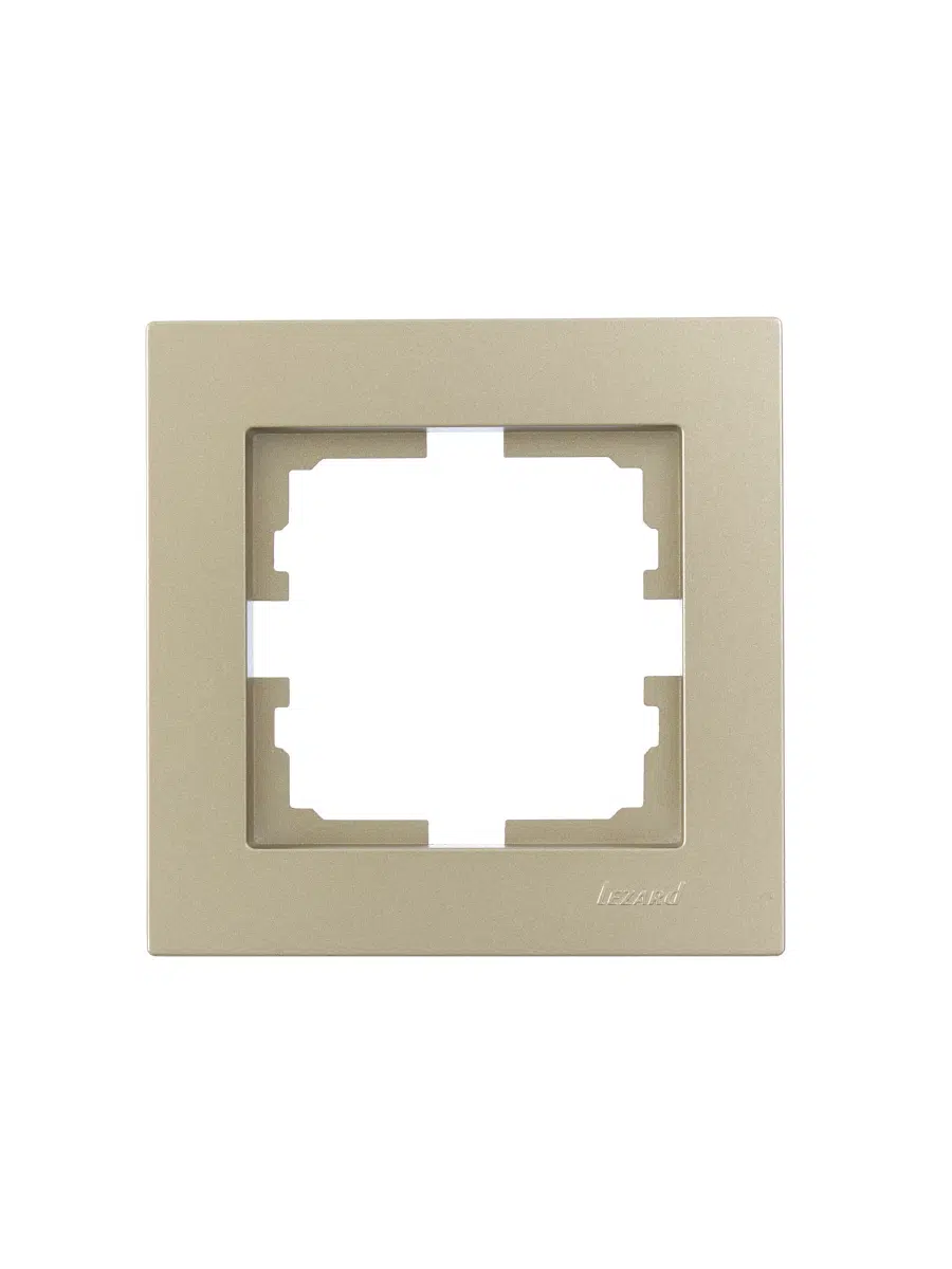 VESNA Рамка 1-ая горизонтальная без вст титан LEZARD 742-3700-146 - Вид №4