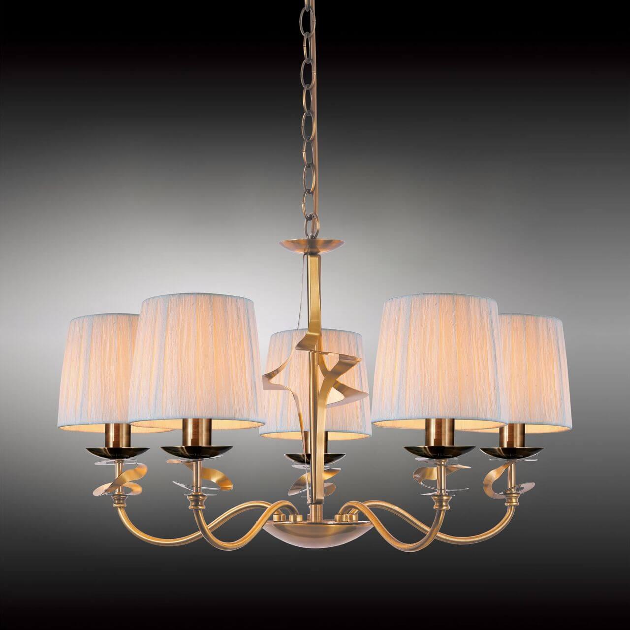 Подвесная люстра Omnilux Grottole OML-63603-05 OMNILUX GROTTOLE 187618 Белый  - Вид №1