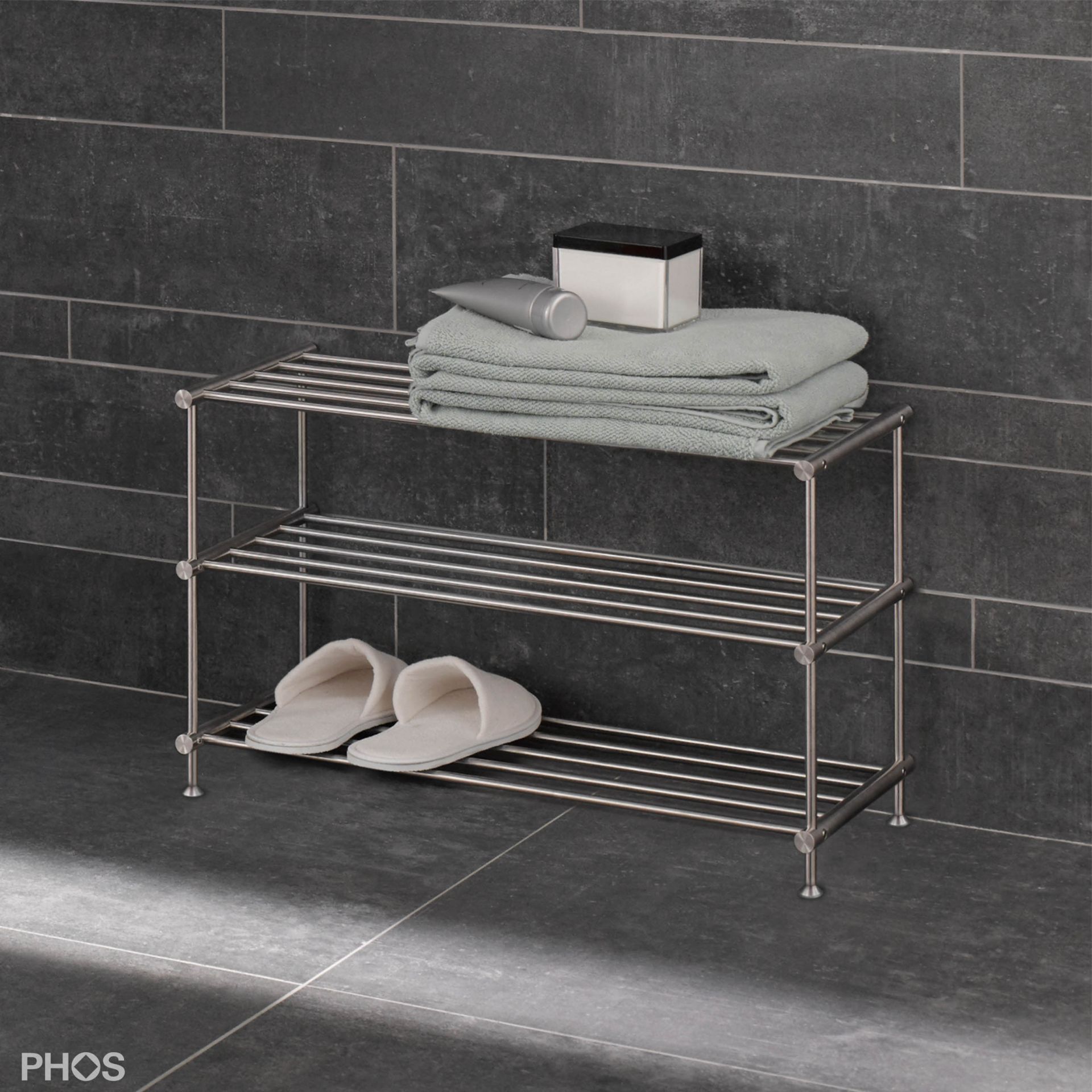 BR600-3 Полка для ванной, 3 уровня PHOS 