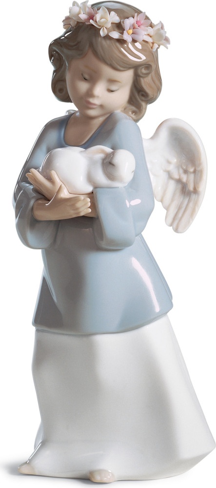 10669004 LLADRO Фигурка Lladro "Небесная любовь" 8x18см Фарфор Lladró 