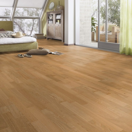 Паркетная доска Meister PС 200 Classic Гармония 910 Дуб Натур (Гладкая) 2400х200 мм 2300200104 - Вид №4