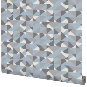 Обои виниловые Аспект Ру Оригами голубые 1.06 м 70309-64