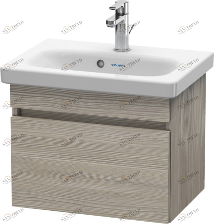 DS630303131 Тумбочка подвесная компакт DuraStyle #DS6303 500 x 368 мм Сосна серебристая, декор Duravit