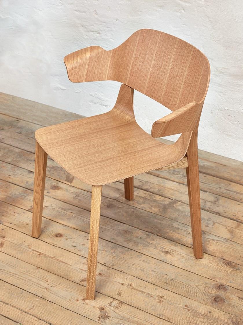 TON Деревянный стул с подлокотниками Leaf 321 437 - Вид №6