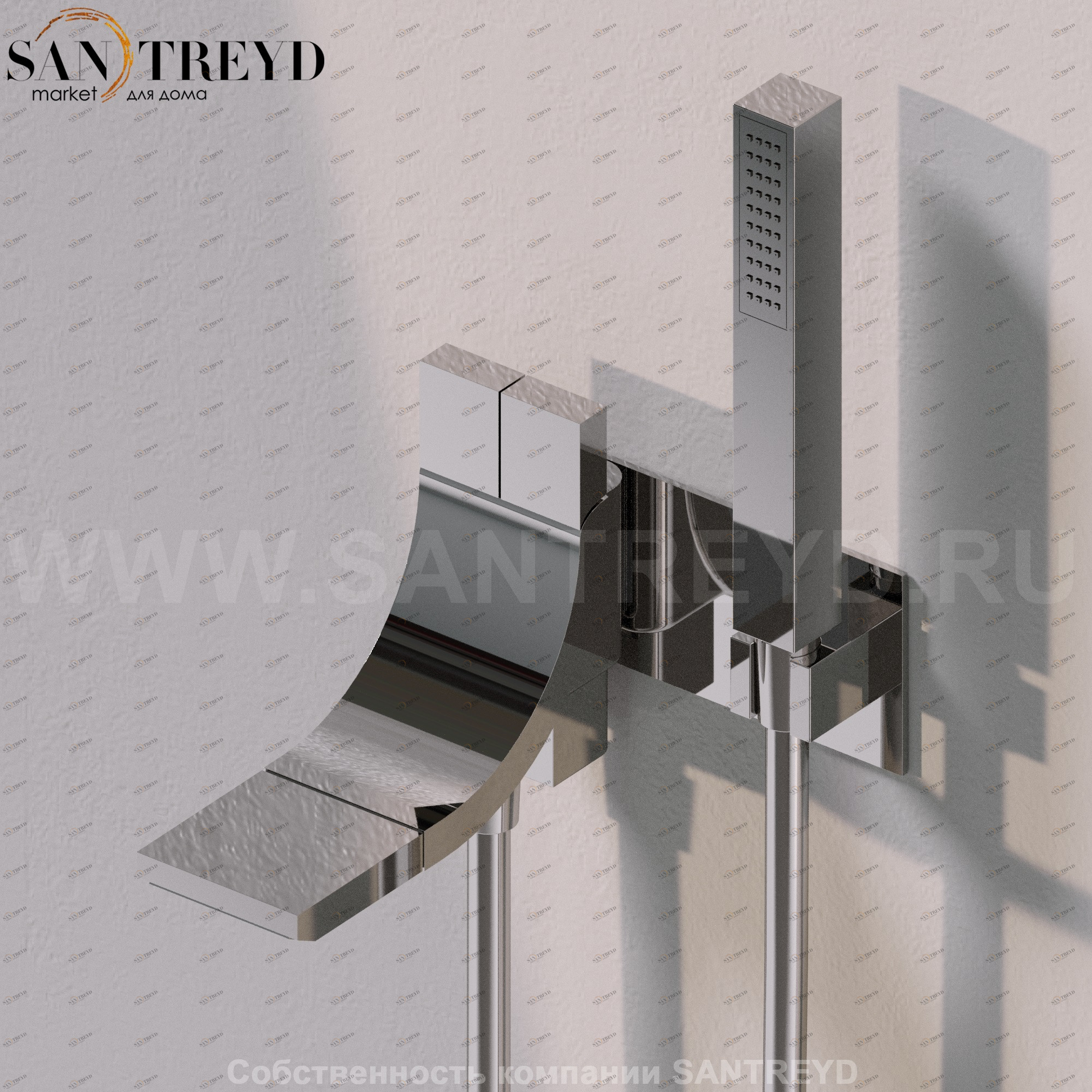 Flaminia IO e SI Смеситель для ванны хромированный SI2081 Ceramica Flaminia