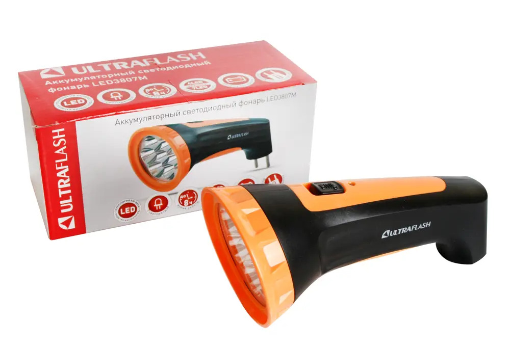 93730480 Фонарь аккумуляторный Ultraflash LED3807M 1 Вт STLM-0559032