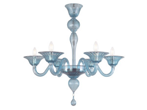 Люстра ручной работы из муранского стекла