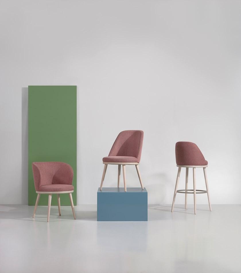 Fenabel Барный стул из мягкой ткани Audrey sun-id-1416667 - Вид №2