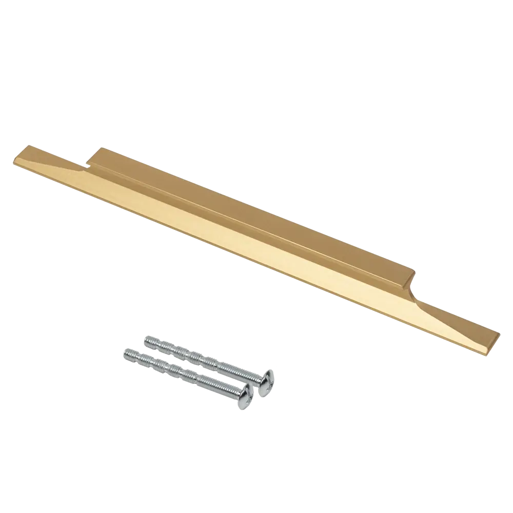 Мебельная ручка-скоба Stells-128 128 мм золото AKS STLM-2106355 - Вид №3