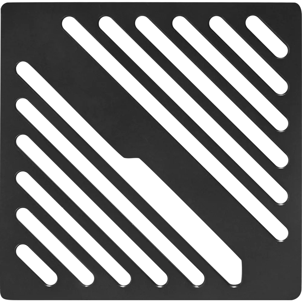 Трап для душа Orange OT01-008b сухой затвор 100х100 мм черный STLM-2035400 - Вид №2