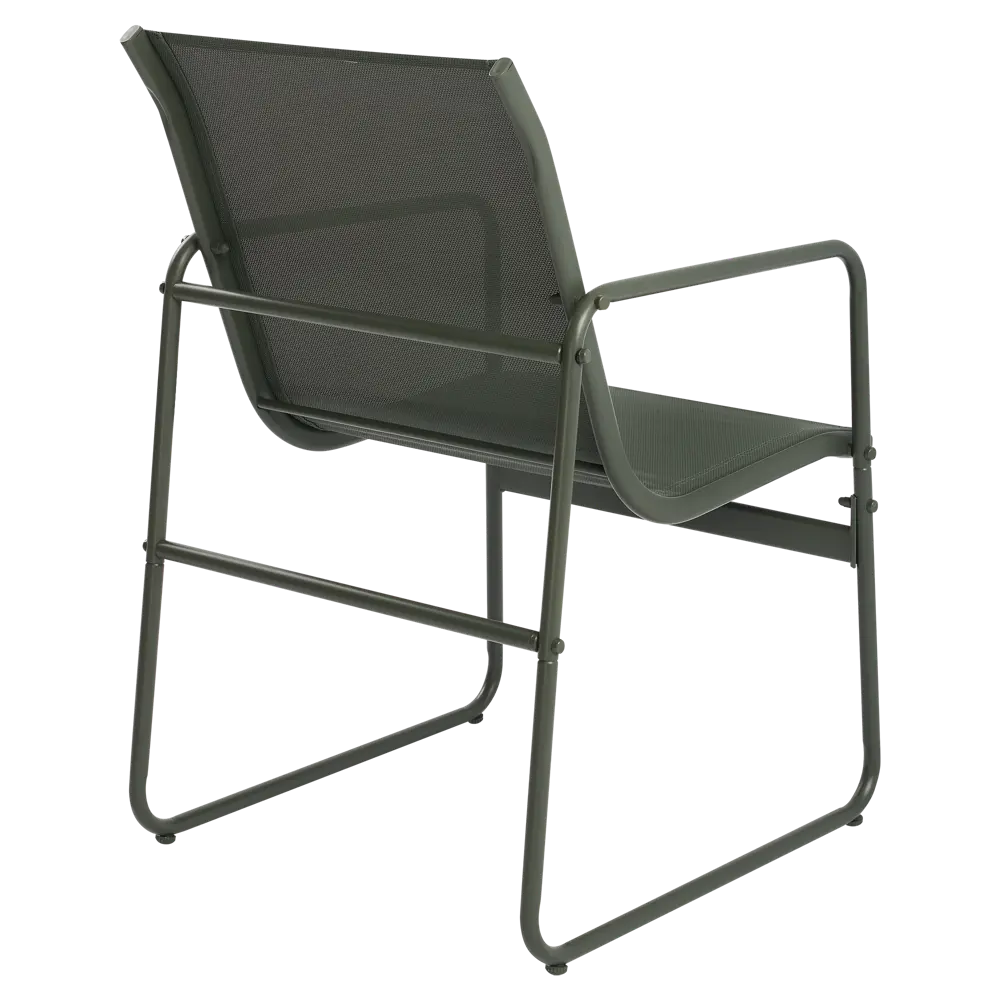 Садовое кресло без подушки BEGINIA Tomari 2 шт 50x60x82.5 см сталь цвет зеленый STLM-2140393 - Вид №10