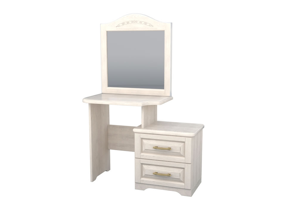 Трюмо с зеркалом и тумбой ясень, орех DREAMLINE ЭДЕМ 176680 Орех;коричневый  - Вид №1