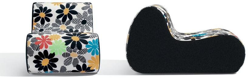 MissoniHome Садовое кресло из ткани со съемным чехлом Virgola sun-id-1378248 - Вид №1