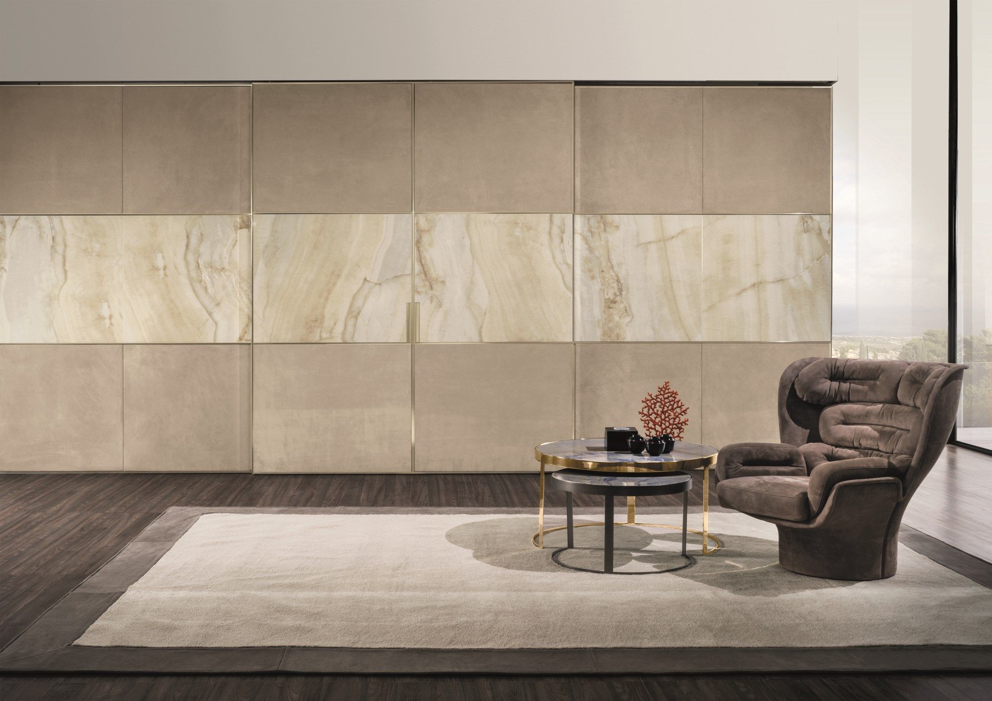 Кожаная дверь Longhi Aluminiun Chic-Doors ARCH-00142253 - Вид №1