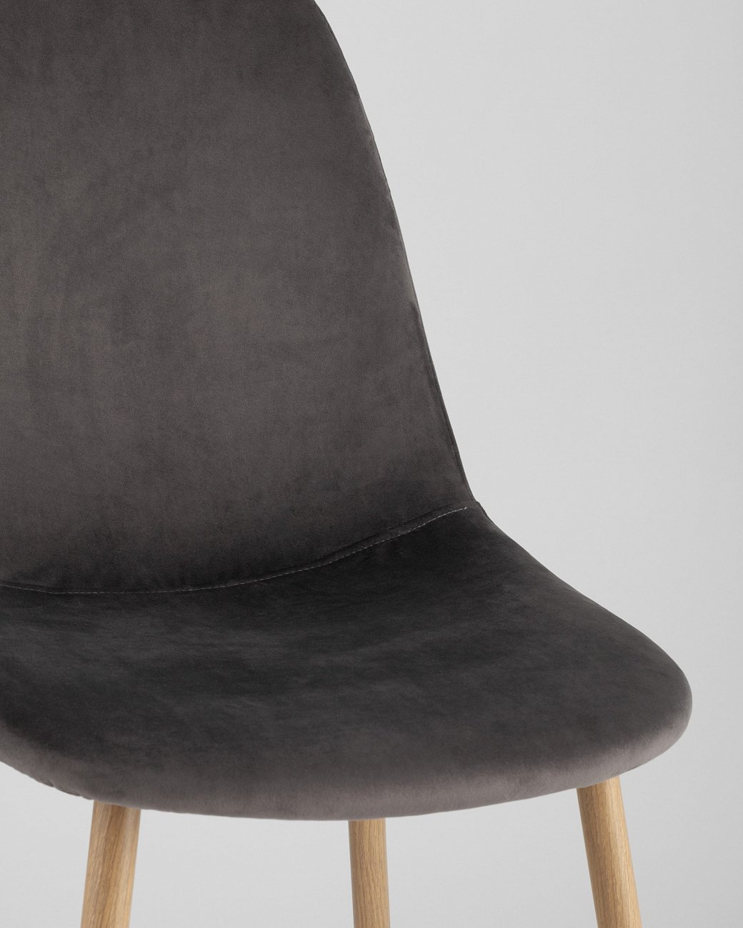 Стул со спинкой серый "Валенсия" STOOL GROUP ДИЗАЙНЕРСКИЕ, ИНТЕРЬЕРНЫЕ 00-3946203 Серый  - Вид №7